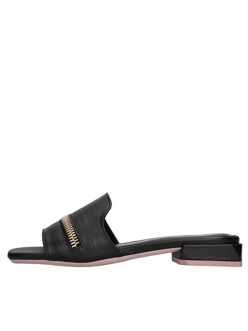 Mules in pelle LORENZO MARI | SAMU MAG 36 VIT.NERO-ORO